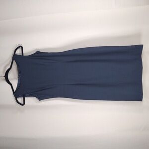 Anne Klein Suit Executive Elegant Business Office Formal Preppy Navy Midi Dress